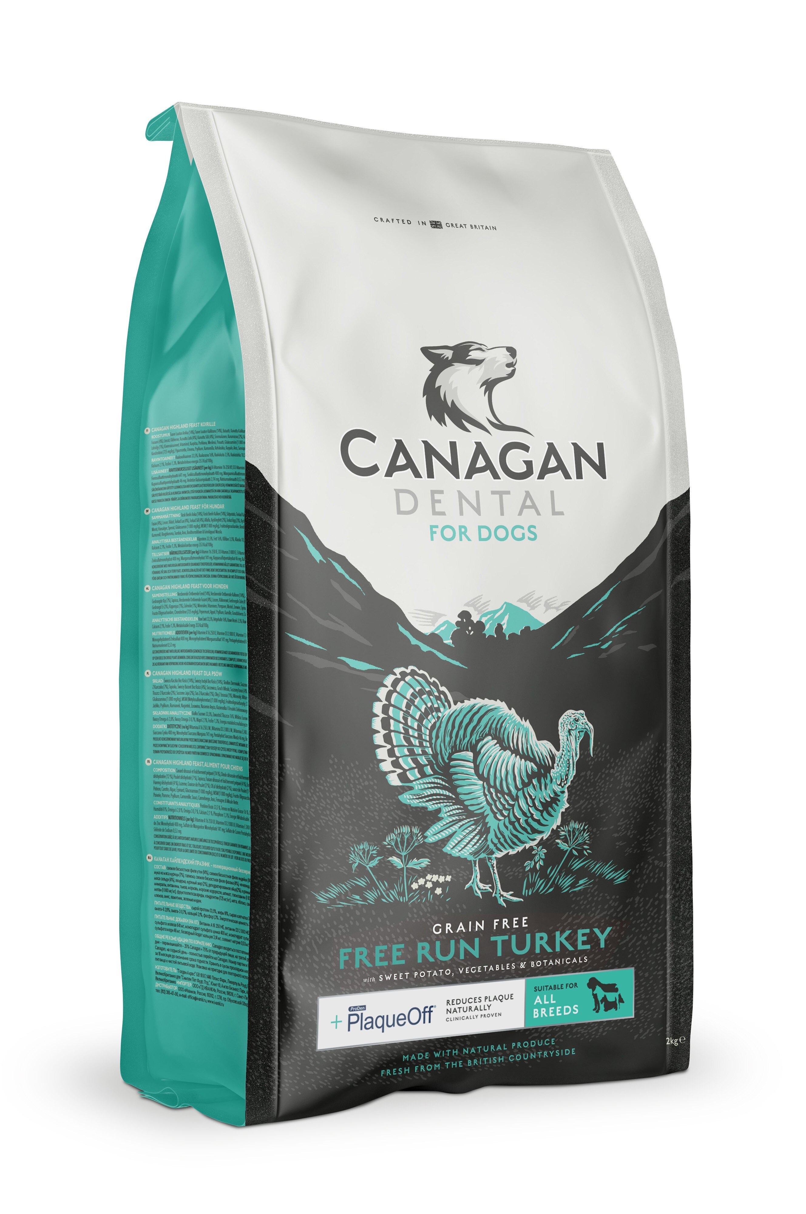 Canagan Dental Turkey 12kg➠Next Day Delivery by 7pm